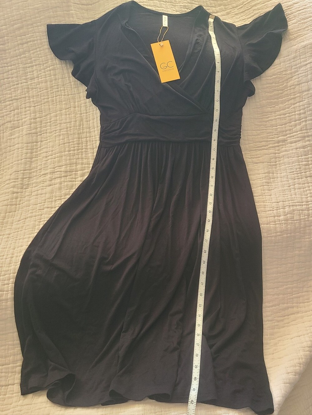 NWT GC Women's  Stylish Comfy Popular Black Relaxed Spring,  Dress Sz XL